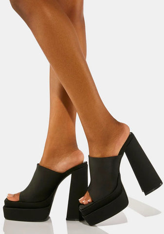 Sky High Platform Mules