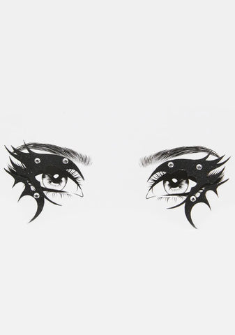 Queen Of Darkness Eye Stickers