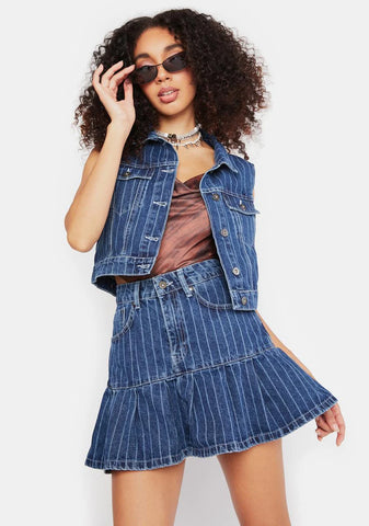 Rara Denim Mini Skirt