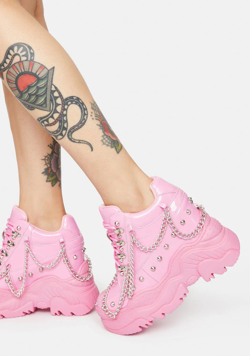 Sugar Patent Space Candy Platform Sneakers