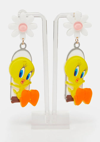 Tweety Swing Earrings