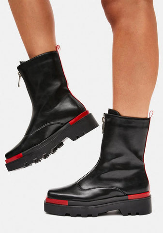 Turbo Platform Ankle Boots