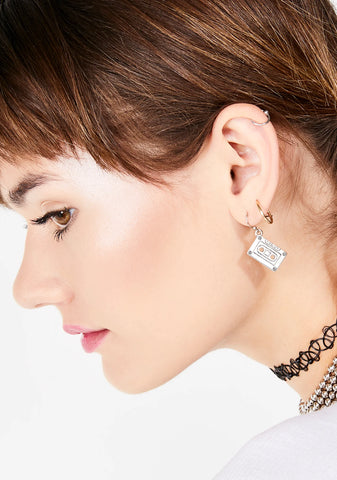 Play My Jam Mixtape Earrings