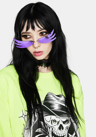 Lilac Above The Clouds Wing Sunglasses