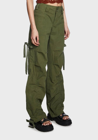 Olive On My Grind Cargo Pants