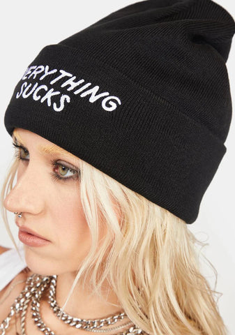 Everything Sucks Beanie
