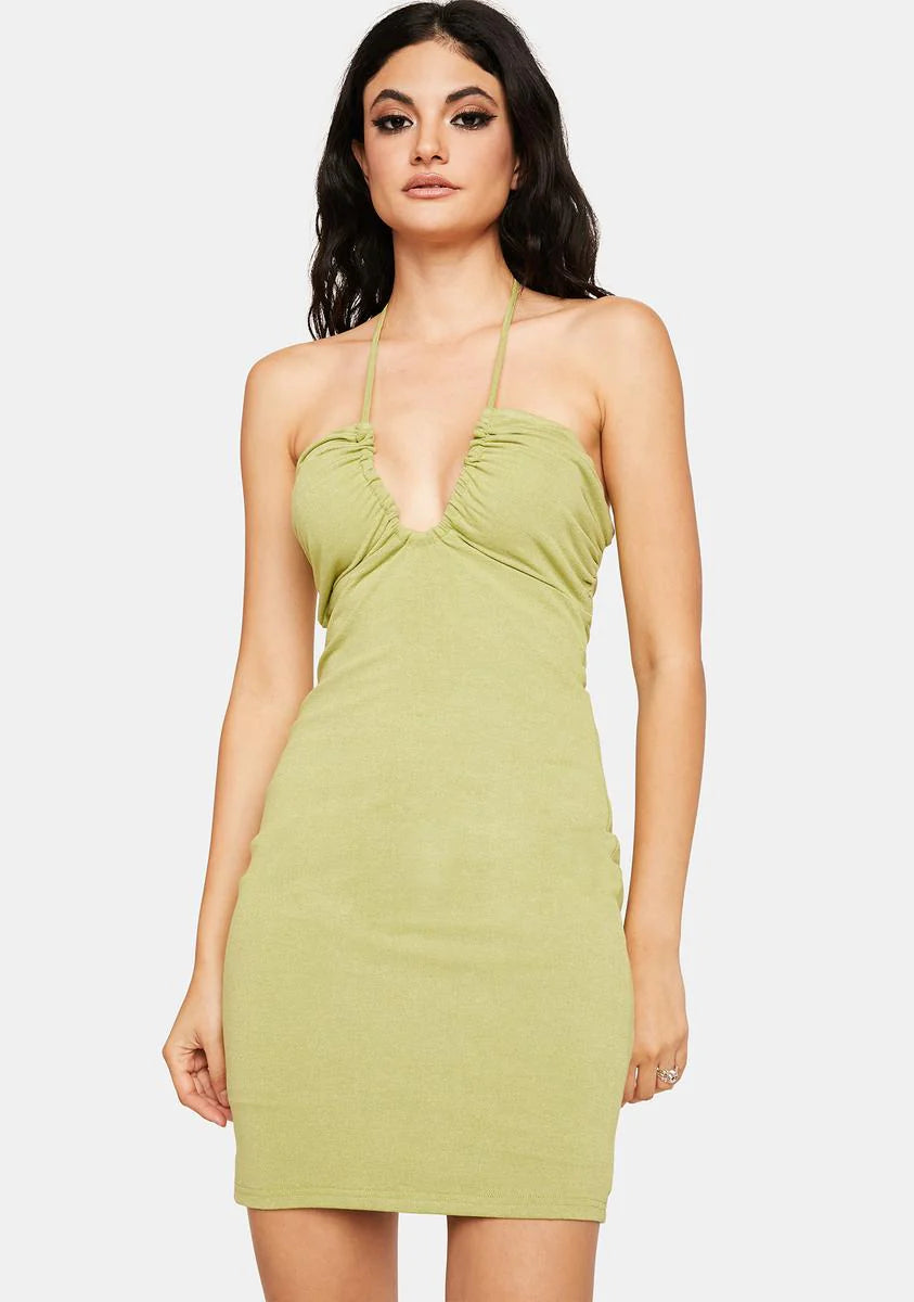 Leaf Break Down My Walls Mini Dress