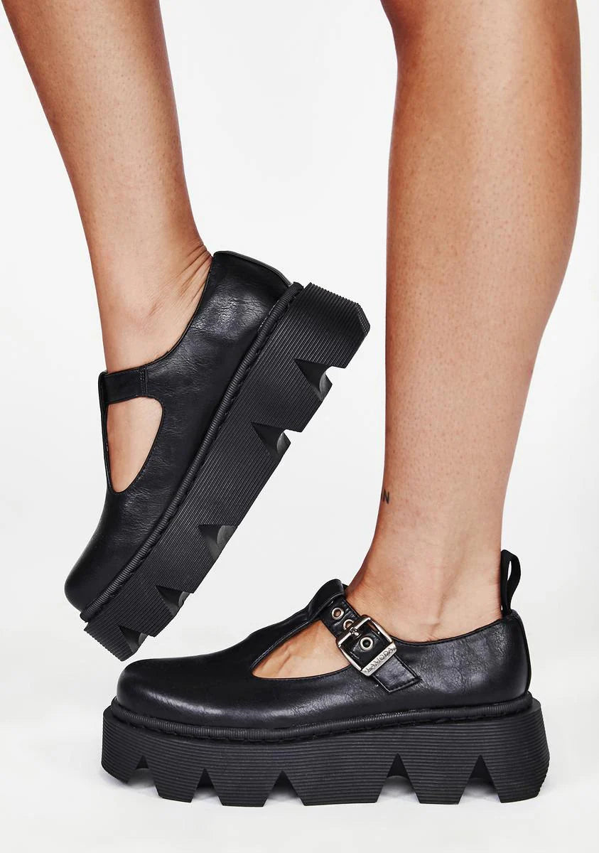 Steppin' Out Platform Mary Janes
