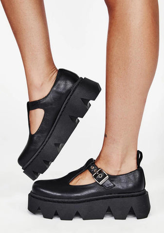 Steppin' Out Platform Mary Janes