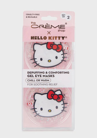 x Hello Kitty  Reusable Gel Eye Masks