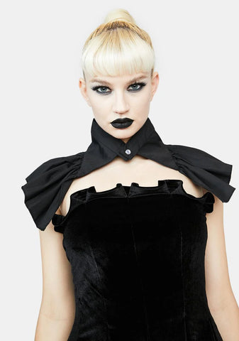 Talk Of The Town Ruffle Collar