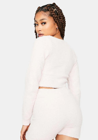 Baby Trust The Moment Knit Cardigan & Shorts Set