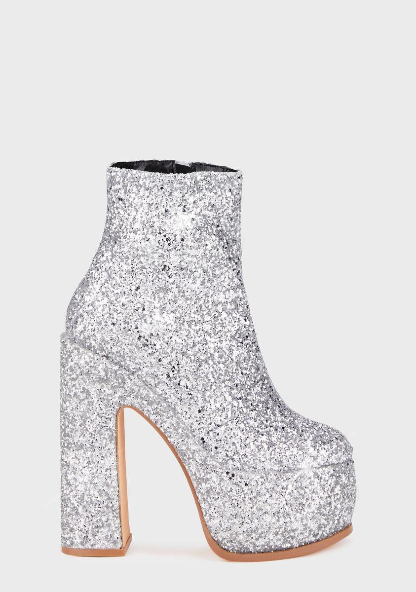 Silver Rodgrigo Platform Boots