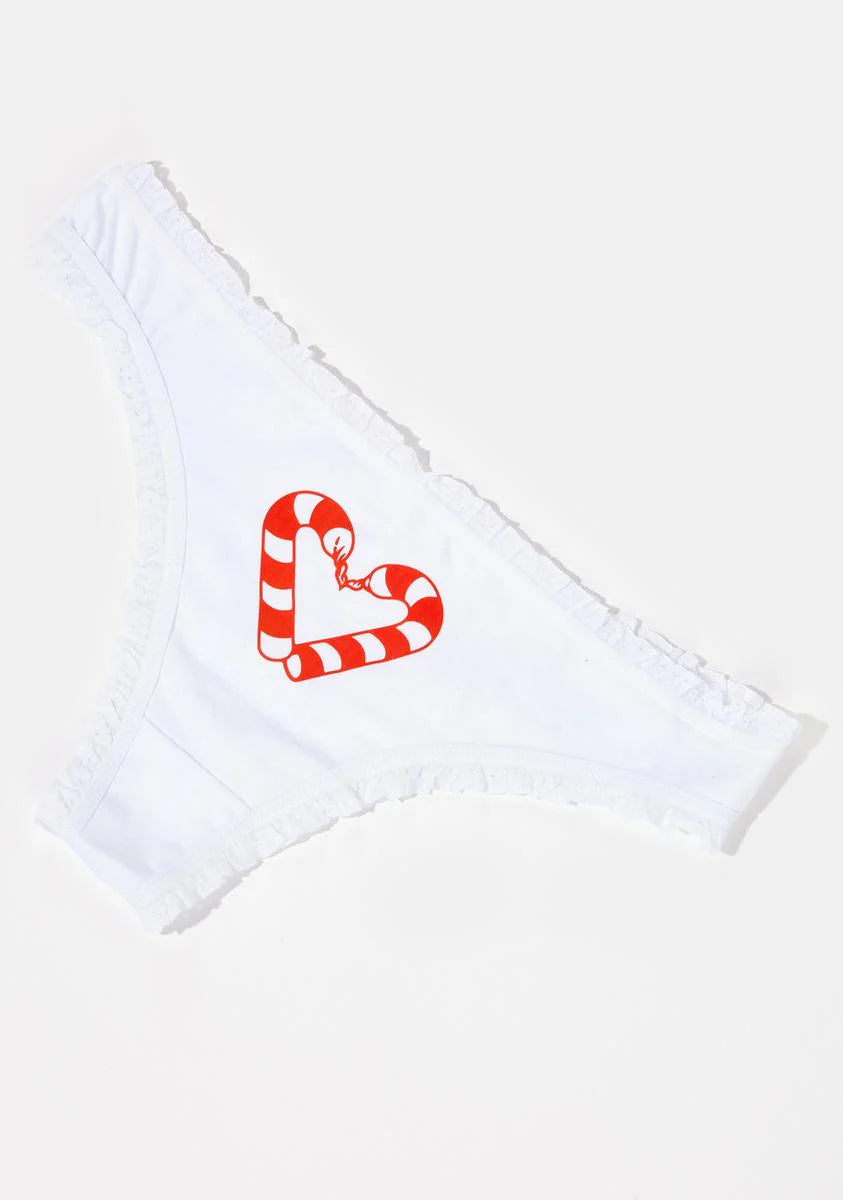 White Christmas And Chill Thong