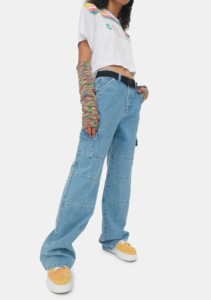 Big Idea Paneled Skater Jeans