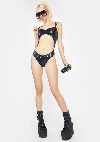 Skip The Kissing Cutout Bodysuit