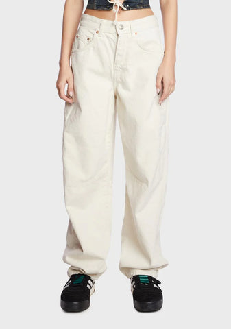 Logan Cinch Back Boyfriend Jeans