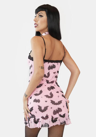 Nocturnal Love Mesh Mini Dress