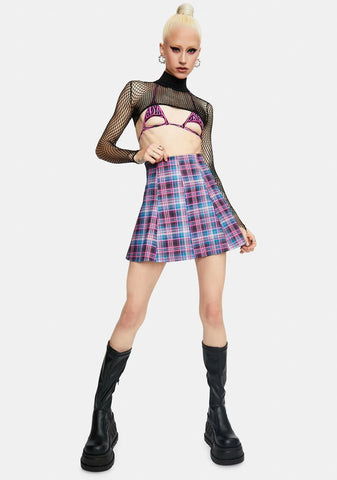 Back 2 School Baddie Plaid Skirt