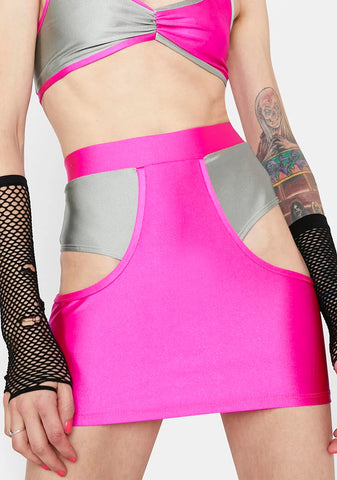Don't Ruin The Beatz Cut-Out Skirt