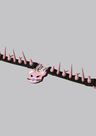 Beary Naughty Spike Choker