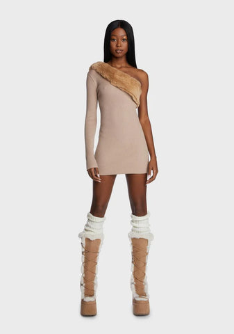 Haute In Winter Mini Dress