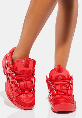 Red D3 2001 Sneakers