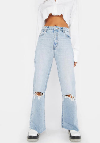 Liv Worn East Coast Crop Flare Jeans