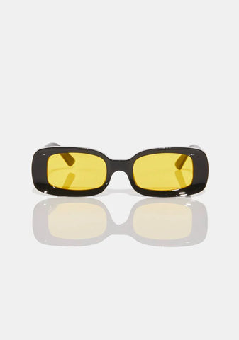 Sunny Unseen Sights Rectangle Sunglasses
