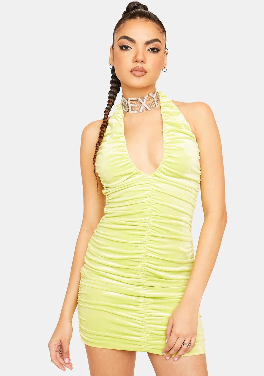 Honey Better For You Velvet Mini Dress