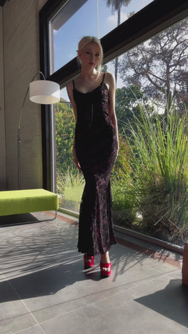 Last Dance Velvet Dress