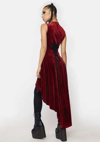 Red Gothic Sexy Dress