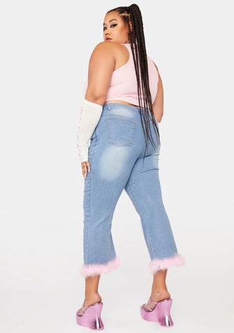 Plus Blush The Royal We Flare Jeans