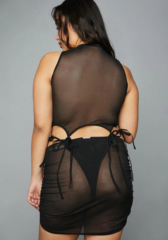 Plus Better Not Mini Dress