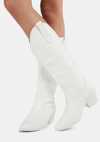 Pearl Romance Rodeo Cowboy Boots