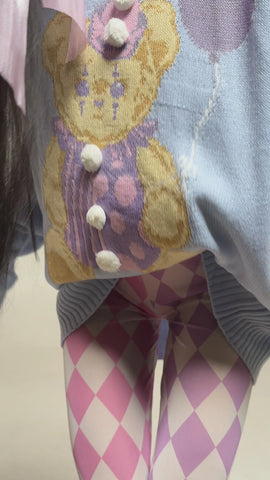 Clownin' Around Oversized Sweater