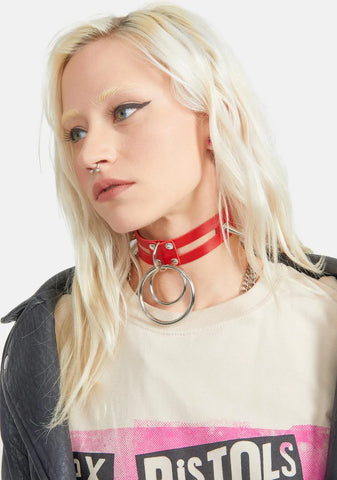 Hot Lethal Days Spiked O-Ring Choker