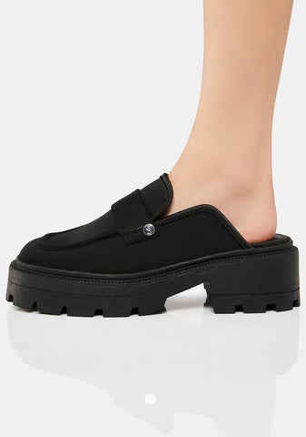 Black Mariah Backless Mule Slides