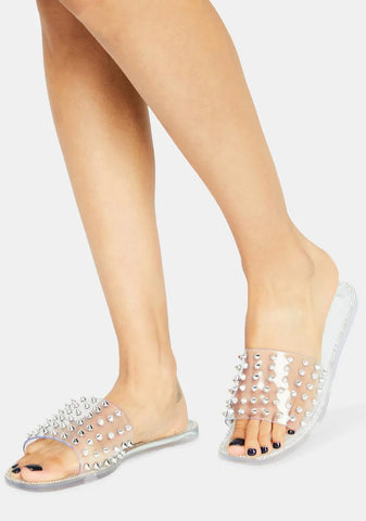 Clearly Such A Stud Spiky Slides