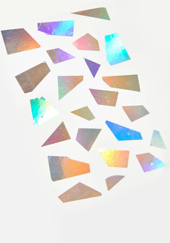 Cosmic Glow Holographic Body Stickers