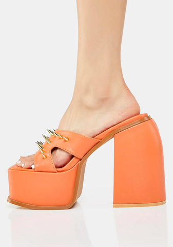 Tangy Spice It Up Platform Heels