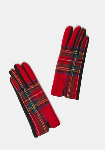 Plaid Gracie Gloves