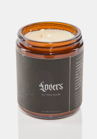 Lovers Tarot Card Soy Candle