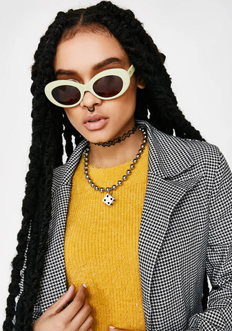 The Love Tempo Matte Avocado Sunglasses