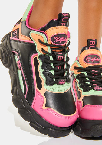 Neon Multi CLD Chai Sneakers