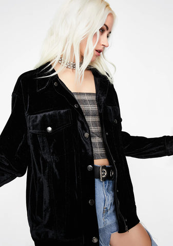 Ready For You Velvet Jacket