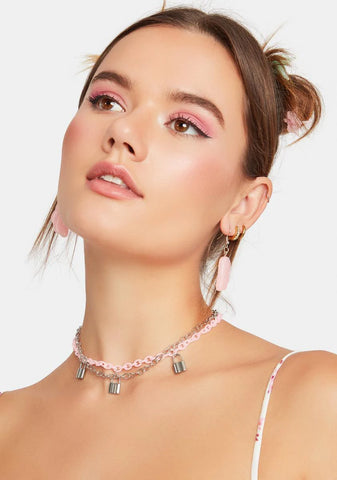 Love Locked Away Layered Chain Necklace