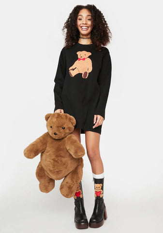 Chocolate Mister Snuggles Bear Backpack