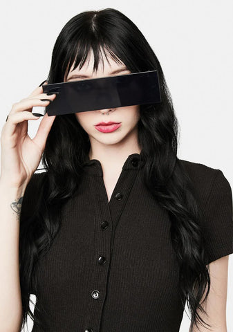 UnBlocked Rectangle Frame Sunglasses