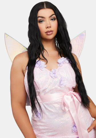 White Iridescent Fairy Wings